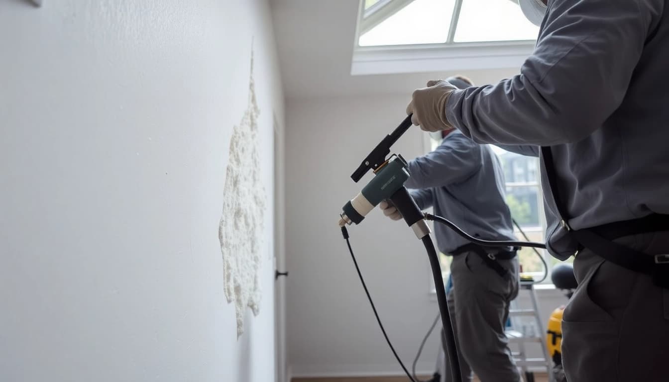 Efficient spray foam removal Portsmouth in a clean residential environment.