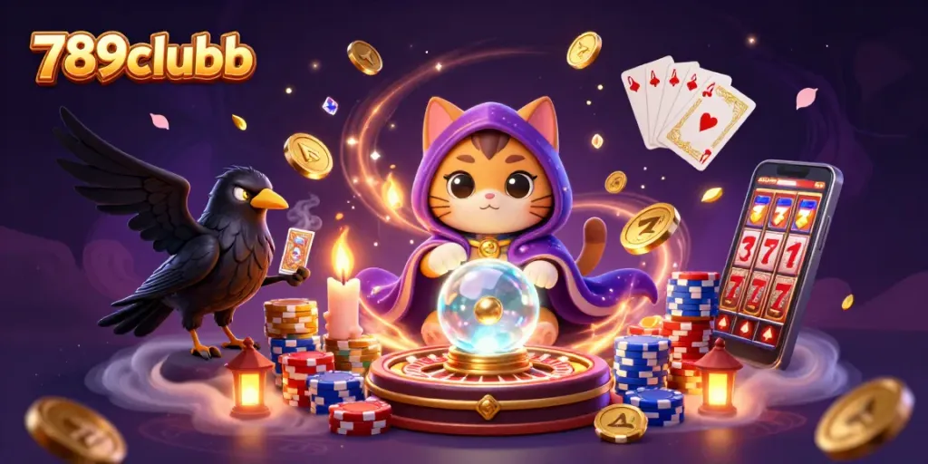 Experience the magic of 789clubb with dynamic casino elements and captivating characters.