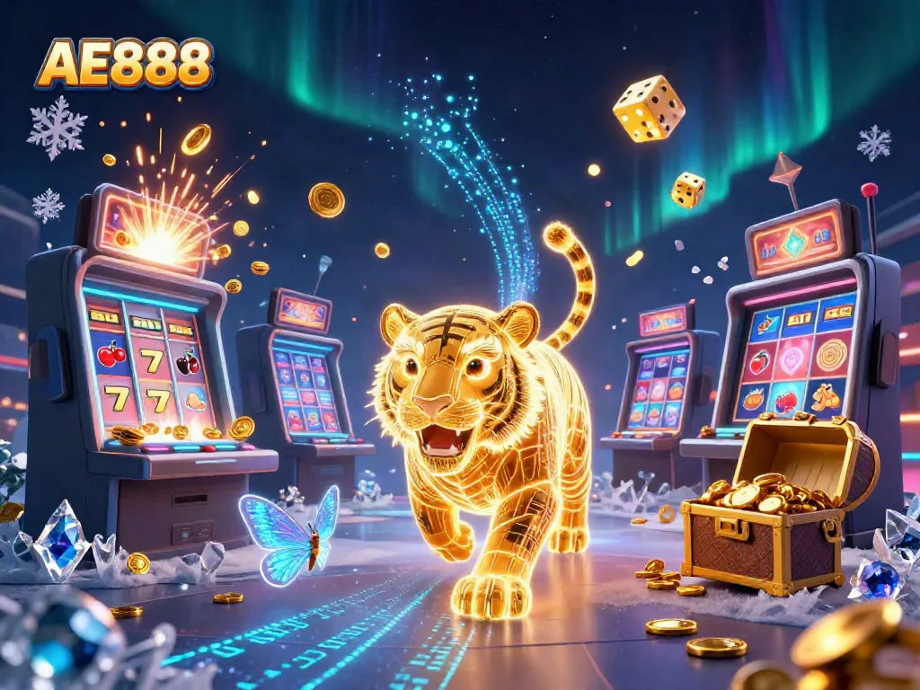 Engage with the captivating AE888 casino experience featuring vibrant characters and dynamic game elements.