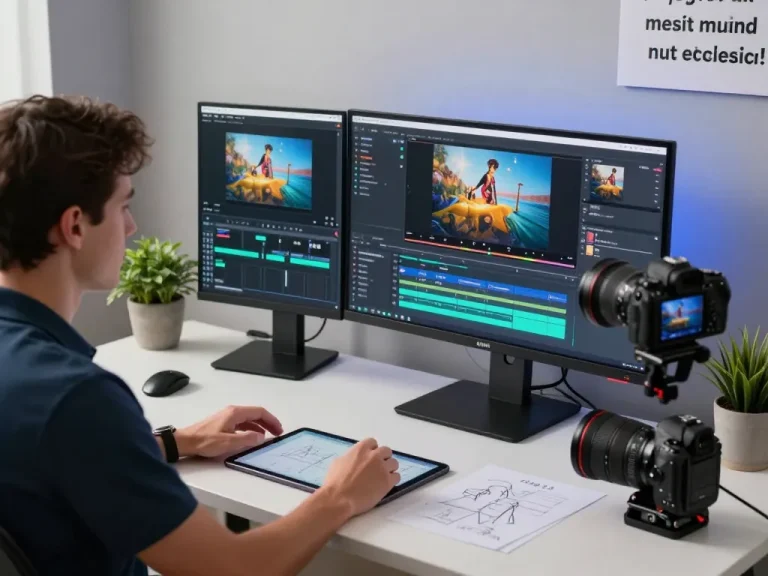 Kling 2.6 interface in action, showcasing dynamic video creation in a modern digital workspace.