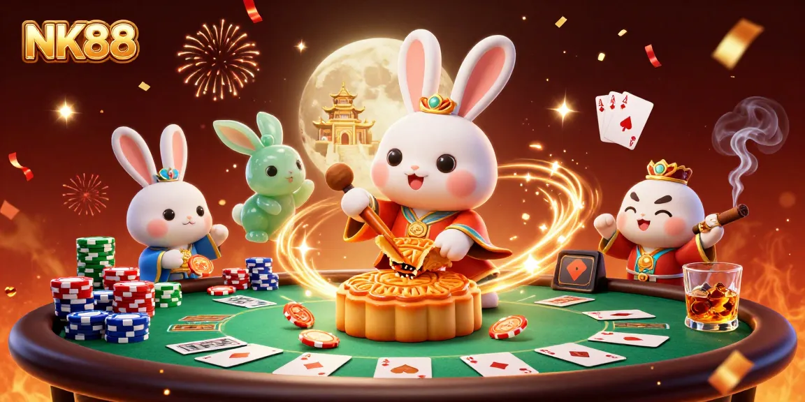 Engage with NK88 and indulge in exciting online gaming experiences filled with vibrant poker and casino elements.