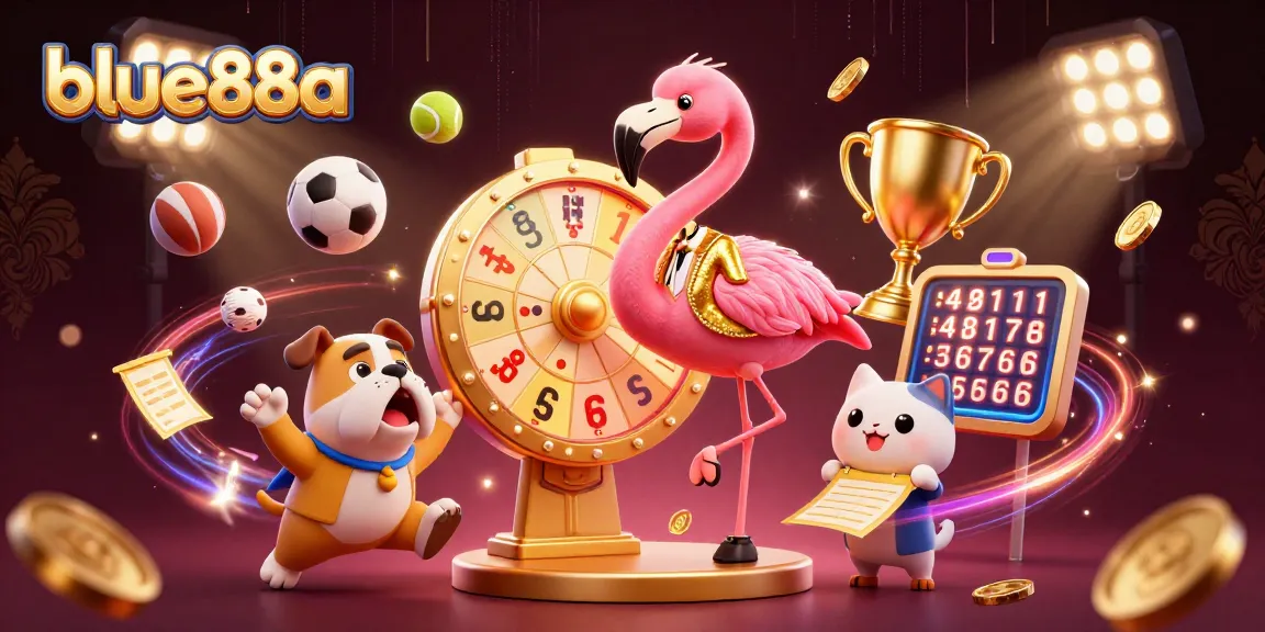 Experience thrilling games and prizes at blue88a in this vibrant casino scene.