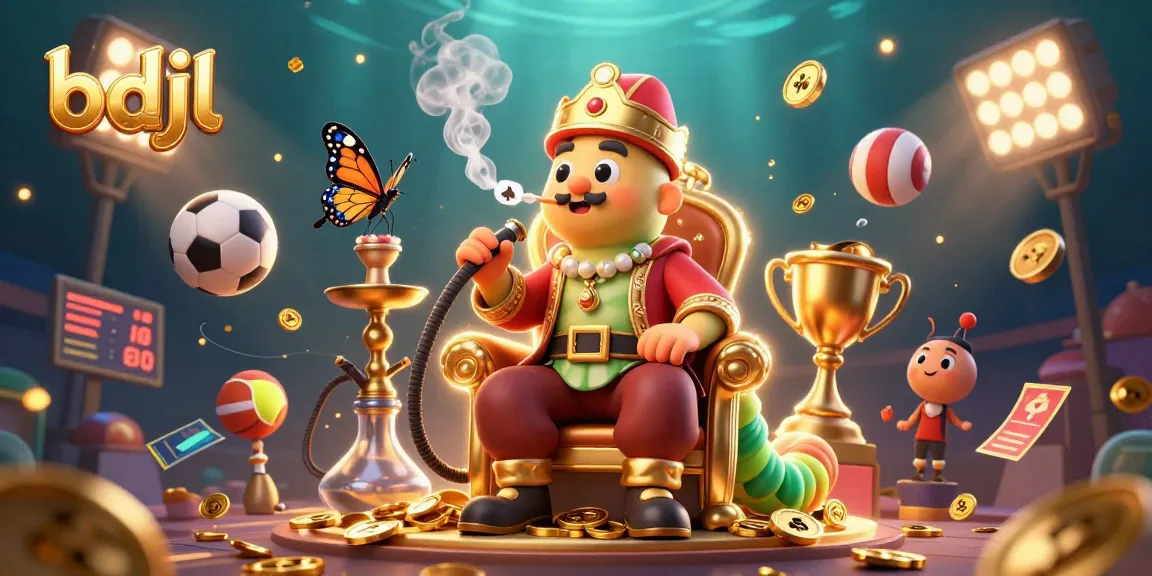 Experience the excitement of bdjl with a captivating illustration of a hookah-master and thrilling sports elements.
