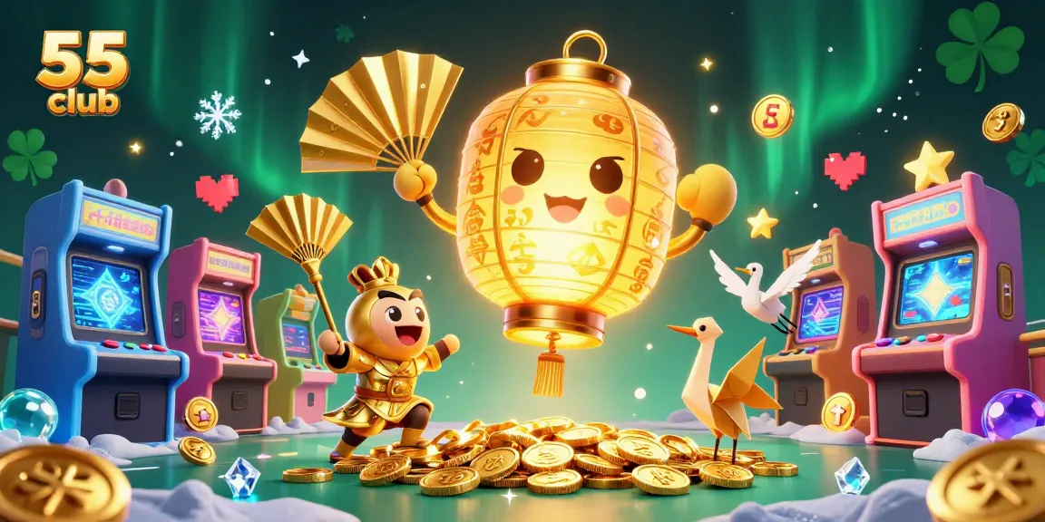Play exciting games at the 55 club featuring magical elements and winning opportunities.