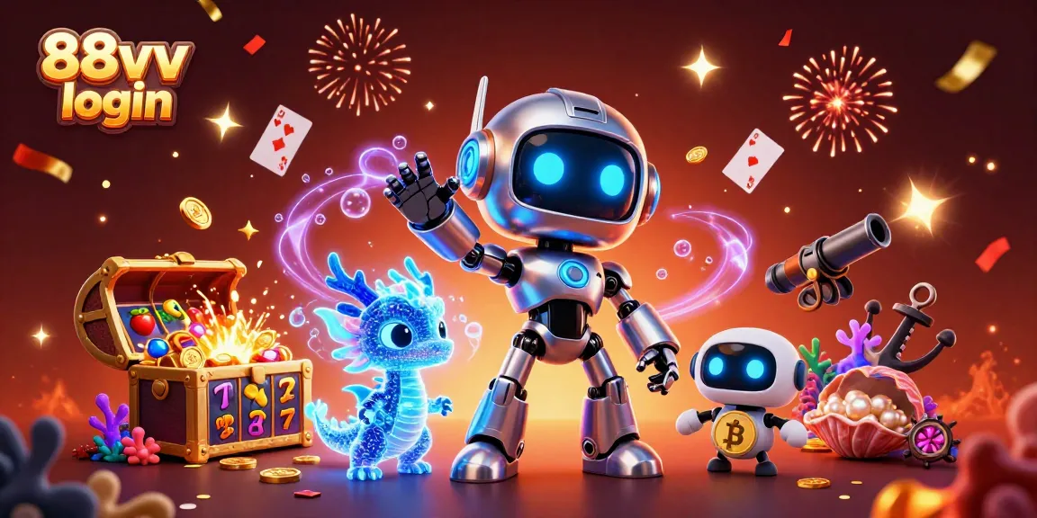 Engage with 88vv login to unlock exciting casino adventures in a colorful dynamic 3D scene.